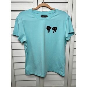 Roku Studio "More Ballin Less Bawlin" Rhinestone Graphic T-Shirt Women's Size XL